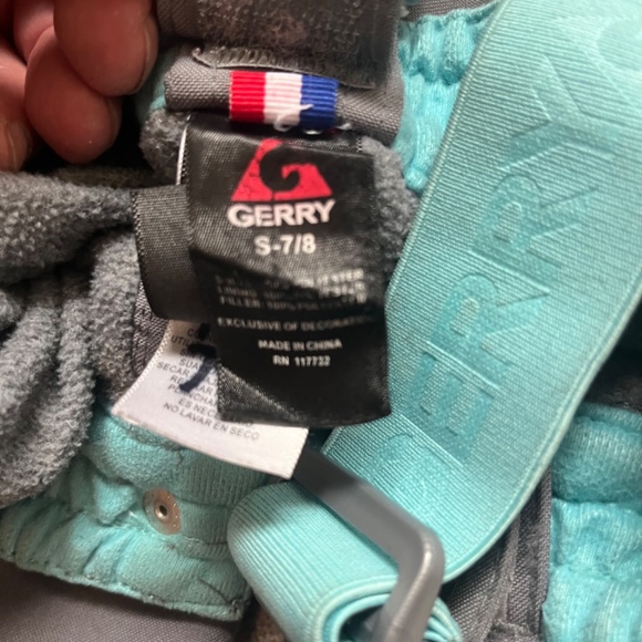 Gerry Youth Performance Snow Pant & Removable Suspenders Charcoal Small 7/8 - Picture 4 of 4